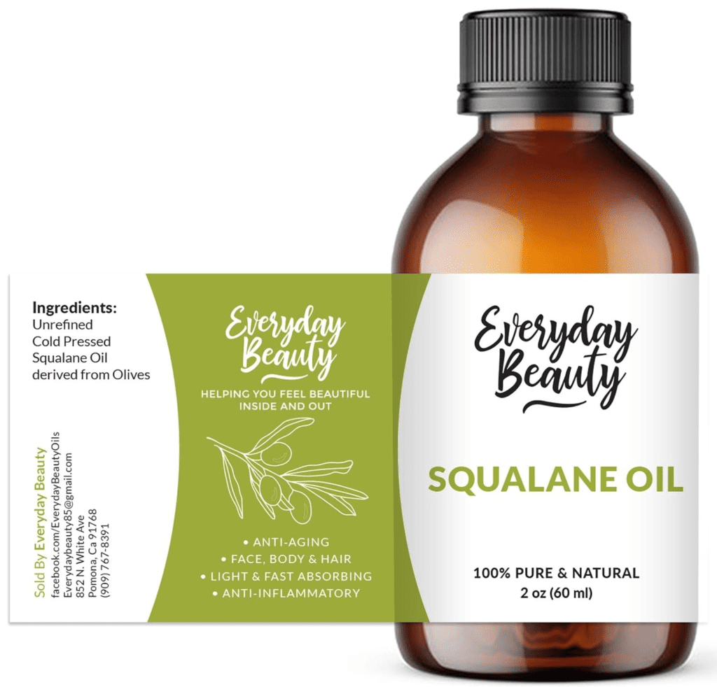 a bottle of squalane oil